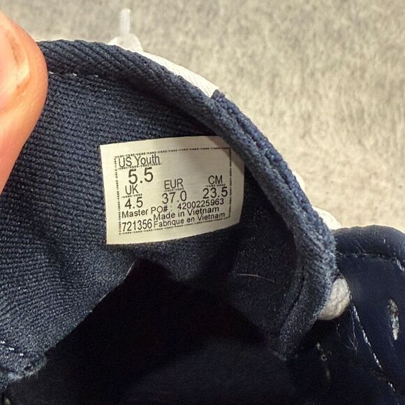 Vans Shoes Womens Size 6.5 Navy Blue & White Low Top Classic Skateboard Sneakers - Picture 9 of 9